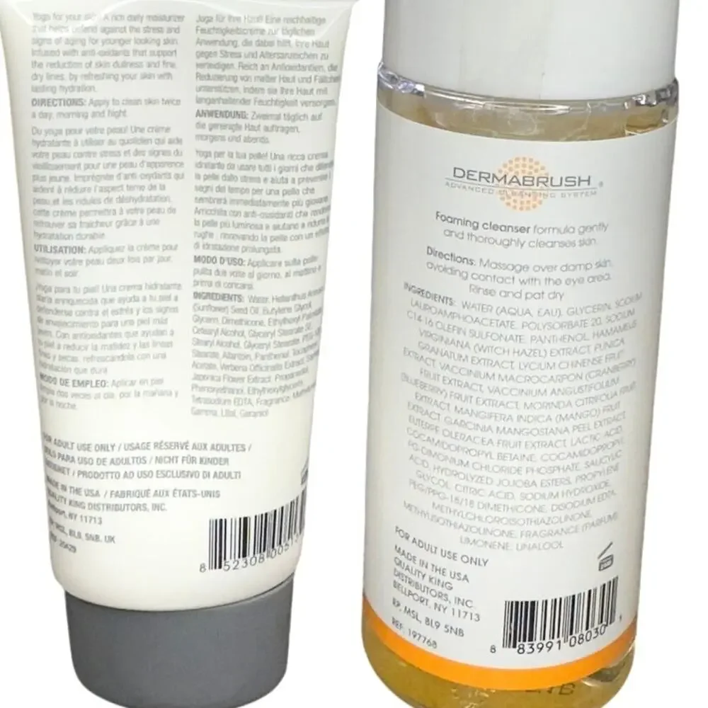 Dermabrush Anti-Aging Moisturizer‎ & Dermabrush Foaming Cleanser